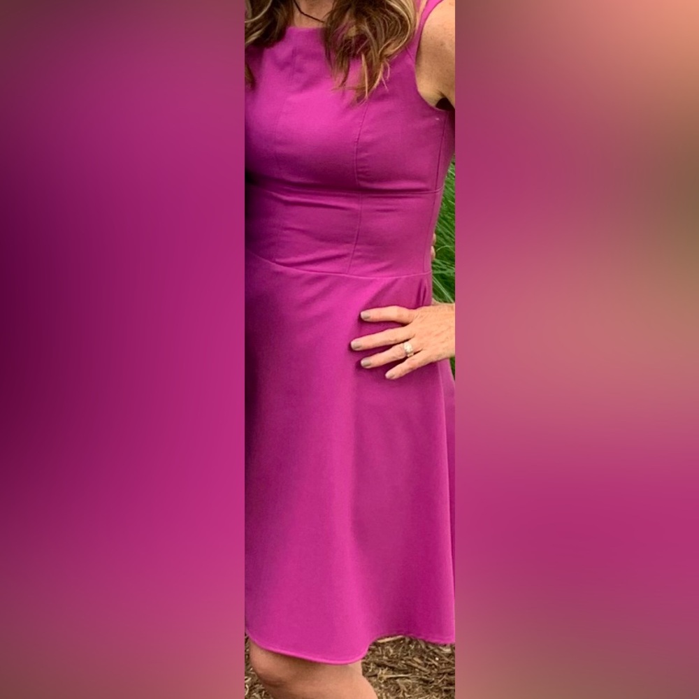 Elegant Magenta Dress